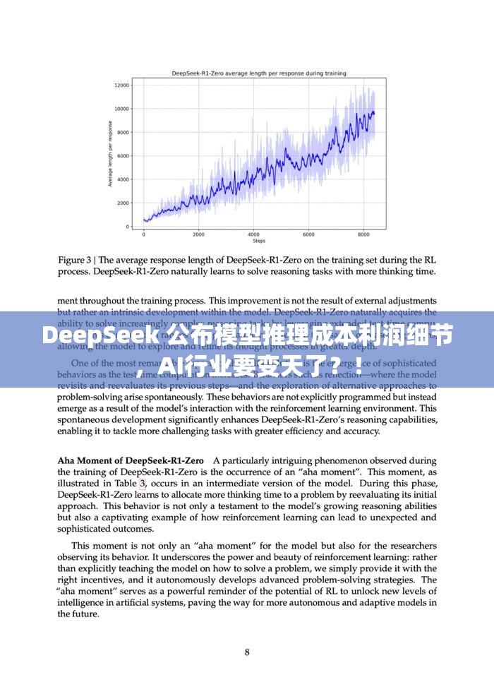 DeepSeek 公布模型推理成本利润细节，AI行业要变天了？！