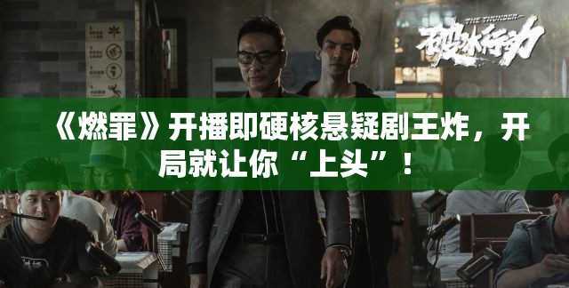 《燃罪》开播即硬核悬疑剧王炸，开局就让你“上头”！